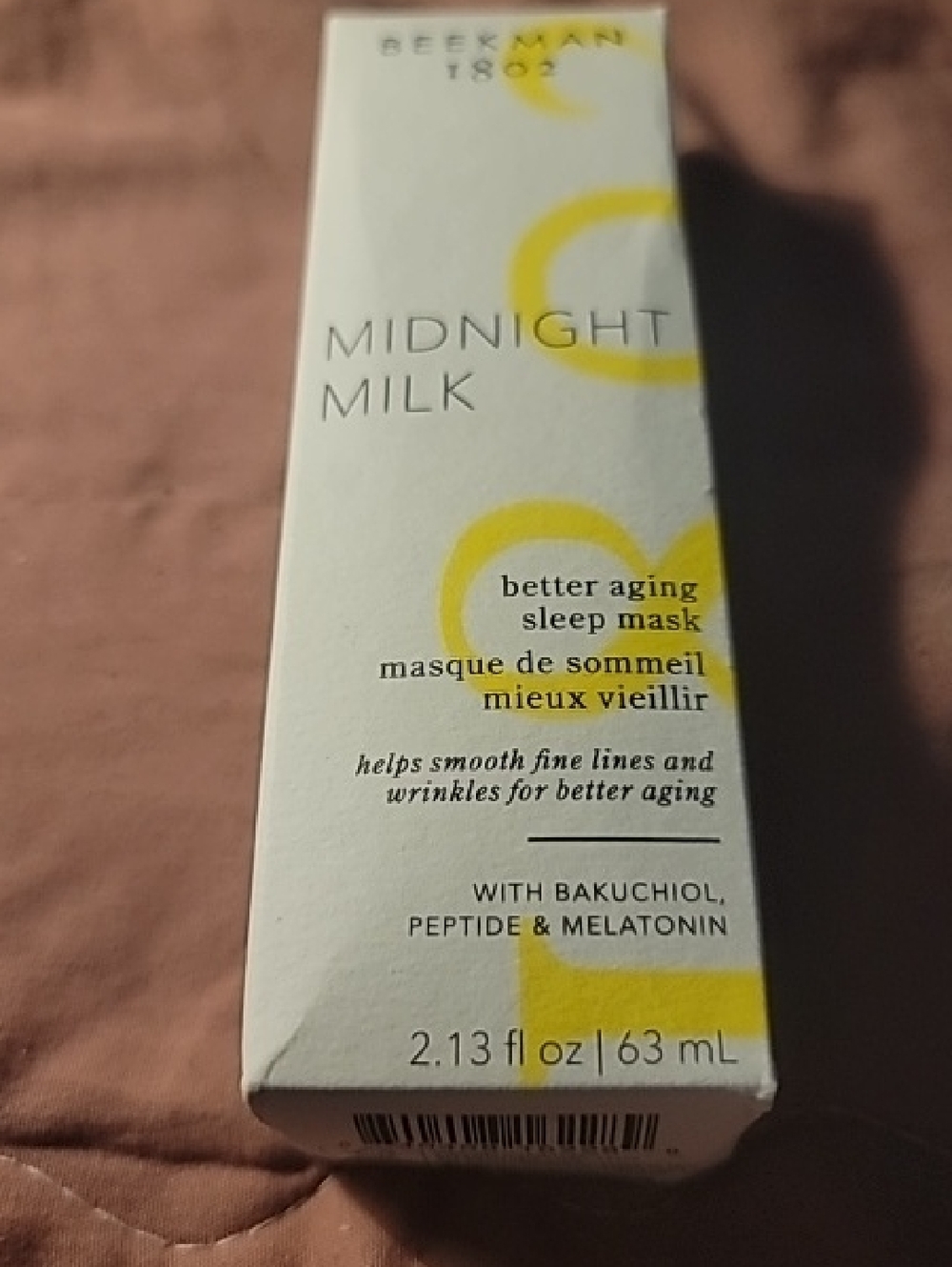 Beekman 1802 Midnight Milk Better Aging Sleep Mask - White & Yellow